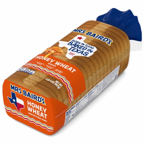 Mrs Baird's Honey Wheat Bread Perspective: top