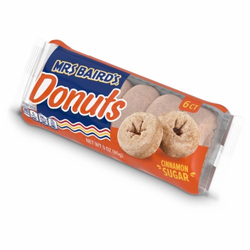 Mrs Baird's Cinnamon Sugar Mini Donuts Perspective: top