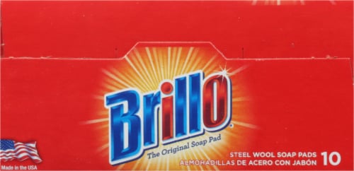 Brillo® Steel Wool Soap Pads Perspective: top