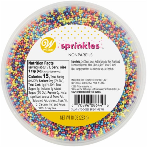 Wilton® Sprinkles™ Colored Sprinkles Perspective: top
