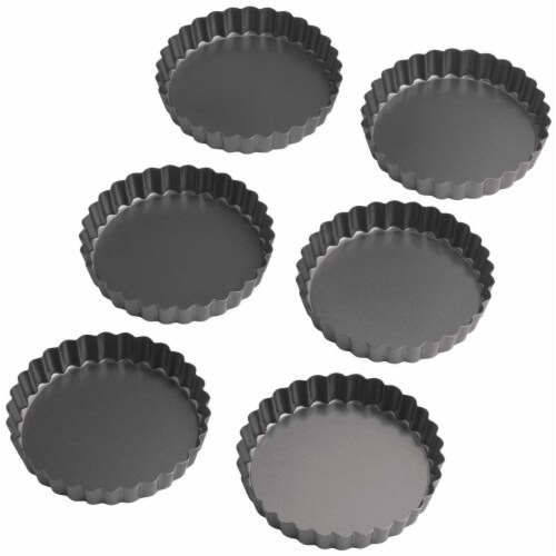 WILTON PERFECT RESULTS ROUND TART QUICHE PAN SET 4 IN Perspective: top