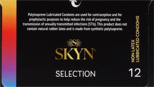 SKYN Non-Latex Lubricated Condoms Perspective: top