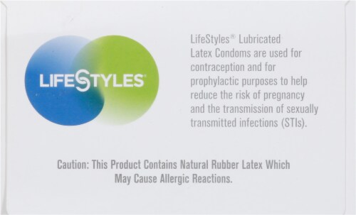 LifeStyles® Ultra Sensitive Natural Rubber Latex Condoms Perspective: top