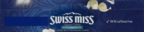 Swiss Miss® Indulgent Collection White Chocolate Hot Drink Mix Envelopes Perspective: top