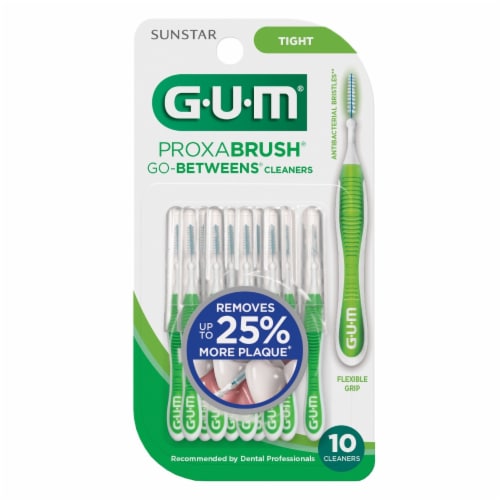 GUM® Proxabrush® Go-Betweens® Tight Cleaners Perspective: top