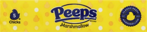 Peeps® Yellow Marshmallow Chicks Easter Candy Perspective: top