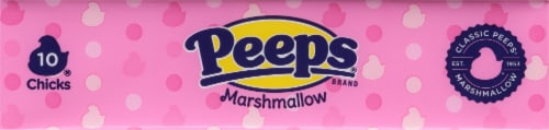 Peeps® Pink Marshmallow Chicks Easter Candy Pack Perspective: top