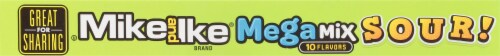 Mike & Ike® Sour! Mega Mix Candy Box Perspective: top