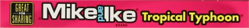 Mike And Ike® Tropical Typhoon® Fruity Assorted Chewy Candy Box Perspective: top