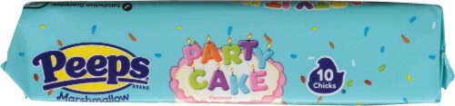 Peeps® Marshmallow Party Cake Chicks Easter Candy Pack Perspective: top