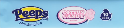 Peeps® Cotton Candy Flavored Marshmallow Candy Perspective: top