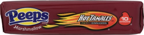 Peeps® Hot Tamales Fierce Cinnamon Flavored Marshmallow Treats Easter Candy Perspective: top