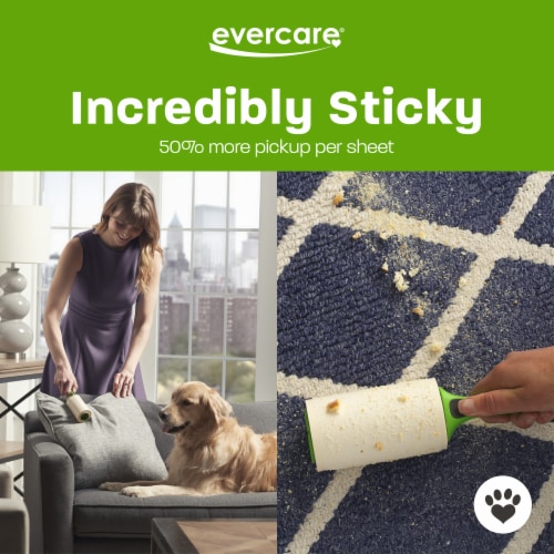 Evercare Pet Extra Sticky Hair Pickup Roller Perspective: top