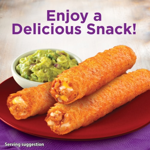 El Monterey® Extra Crunchy Taco Seasoned Beef & Cheese Frozen Taquitos Perspective: top