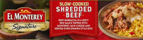 El Monterey® Signature Beef Barbacoa Bowl Frozen Meal Perspective: top