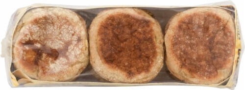 Old Tyme Cinnamon Raisin English Muffins Perspective: top