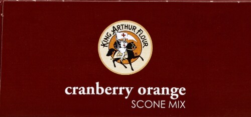 KING ARTHUR 39027 14 oz. Flour Cranberry Orange Scone Mix Perspective: top