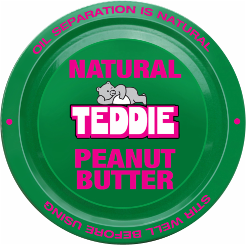 Teddie All Natural Super Chunky Peanut Butter Perspective: top