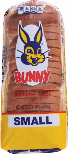Bunny® Small Round Top Enriched White Bread Perspective: top