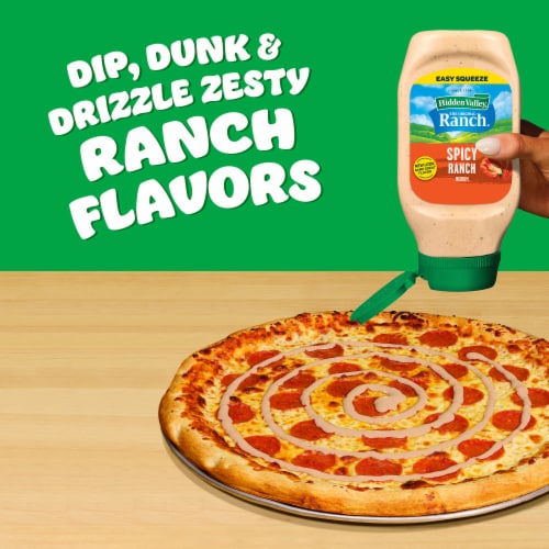 Hidden Valley Spicy Ranch Salad Dressing & Topping Perspective: top