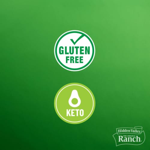 Hidden Valley Light Ranch Dressing Salad Dressing for Quick Meals Perspective: top