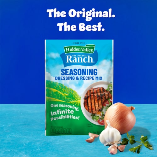 Hidden Valley Original Ranch Salad Dressing and Seasoning Mix Packet Perspective: top