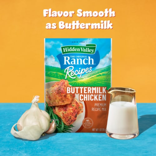 Hidden Valley Ranch Recipes Buttermilk Chicken Seasoning Mix Perspective: top