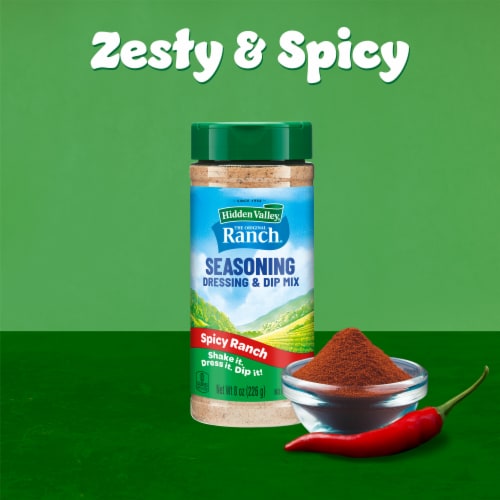 Hidden Valley® The Original Ranch Spicy Seasoning & Salad Dressing Mix Perspective: top