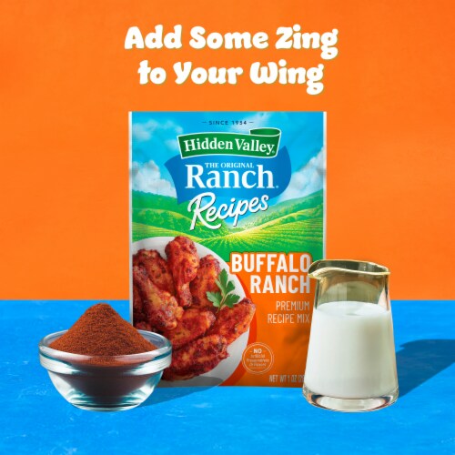 Hidden Valley Ranch Night! Buffalo Ranch Seasoning Mix Perspective: top