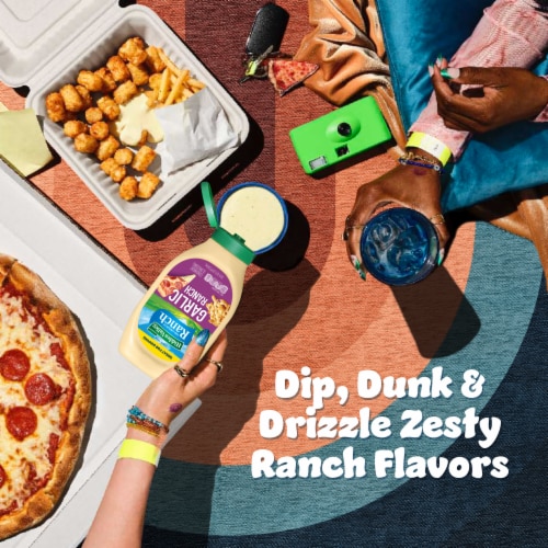 Hidden Valley Garlic Ranch Dipping Sauce Perspective: top