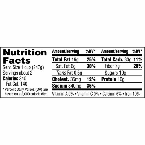 Stagg® Dynamite Hot® Chili With Beans Perspective: top