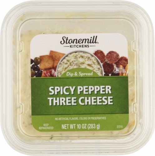 Stonemill® Kitchens Spicy Pepper Three Cheese Dip Perspective: top