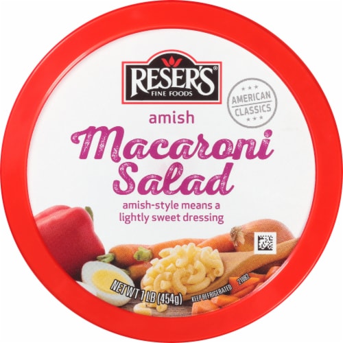 Reser’s Amish Macaroni Salad Perspective: top