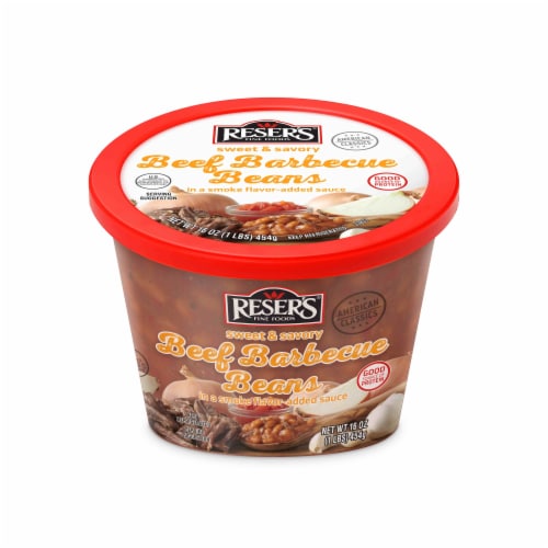Reser's® Sweet & Savory Beef Barbecue Beans Perspective: top