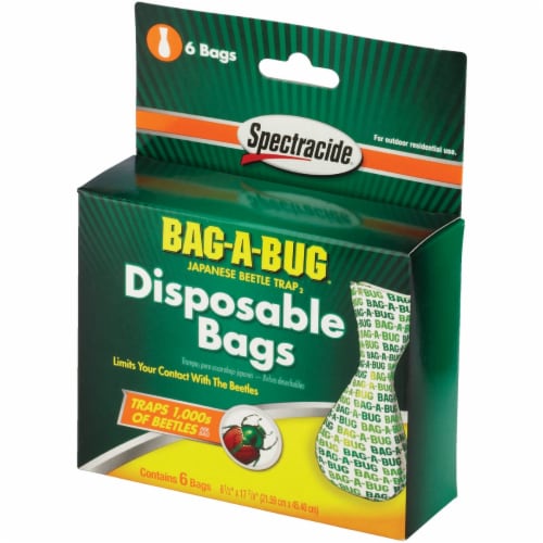 Spectracide Bag-A-Bug Plastic Japanese Beetle Trap Replacement Bag (6-Pack) Perspective: top