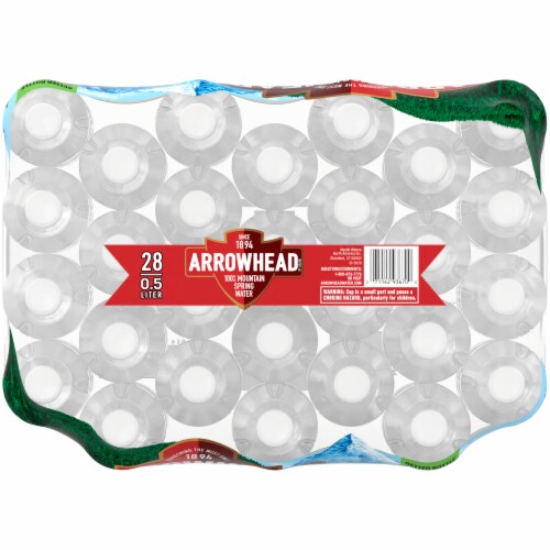 Arrowhead 100% Mountain Spring Water Perspective: top