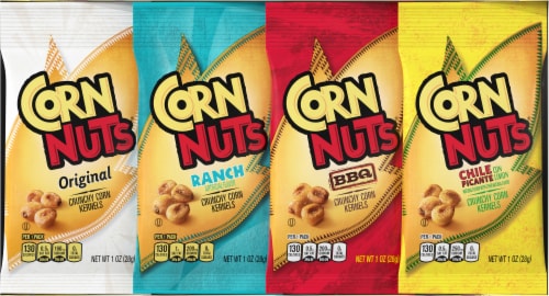 Corn Nuts® Four Flavor Variety Pack Perspective: top