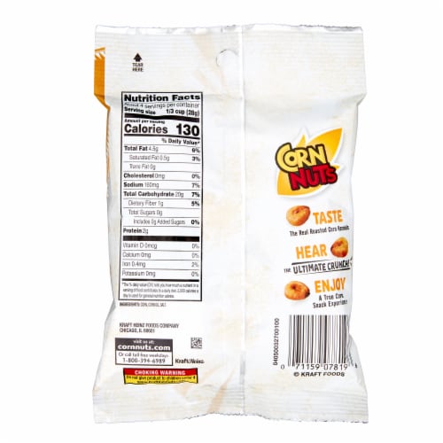 Corn Nuts ® Original Crunchy Corn Kernels Snack, 4 oz. Perspective: top