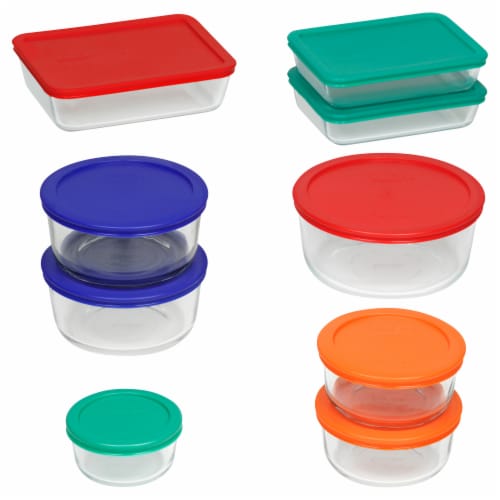 Pyrex® Simply Store™ Glass Storage Set Perspective: top