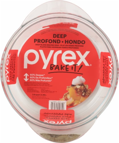 Pyrex Deep Pie Plate Perspective: top
