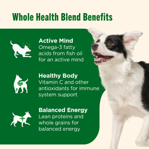 Rachael Ray® Nutrish® Real Chicken & Veggies Recipe Dry Dog Food Perspective: top