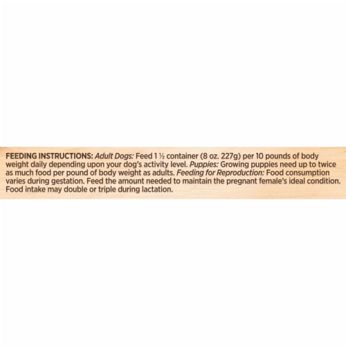Rachael Ray Nutrish Hearty Beef Stew Recipe Wet Dog Food Perspective: top