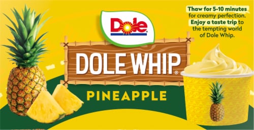 Dole® Pineapple Dole Whip® Cups Perspective: top