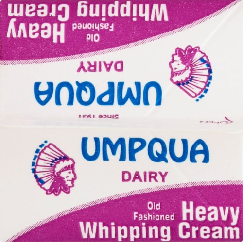 Umpqua Dairy Old Fashioned Heavy Whipping Cream Perspective: top