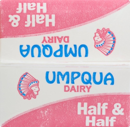 Umpqua Dairy Half & Half Cream Perspective: top