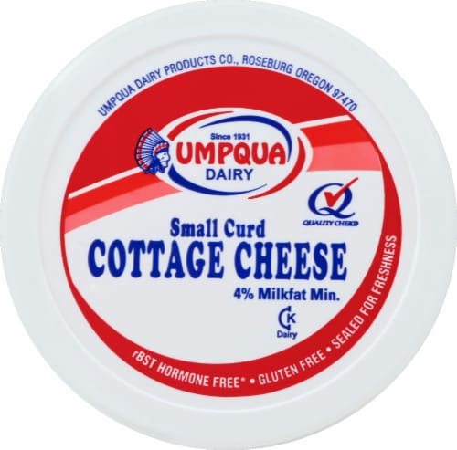 Umpqua Dairy Small Curd Cottage Cheese Perspective: top