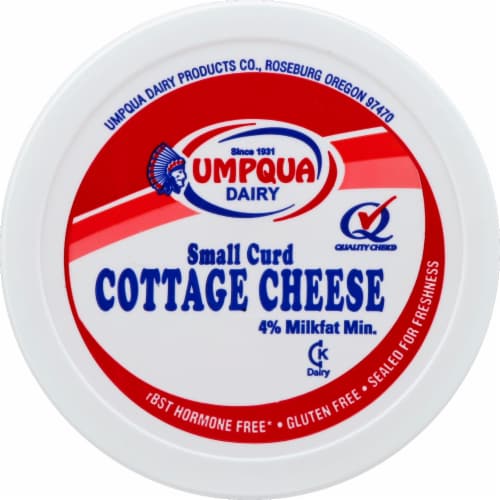 Umpqua Dairy Small Curd Cottage Cheese Perspective: top