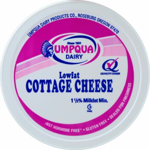 Umpqua Dairy Low Fat Cottage Cheese Perspective: top