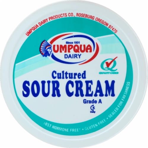 Umpqua Dairy Cultured Sour Cream Perspective: top