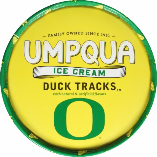 Umpqua Duck Tracks Ice Cream Perspective: top